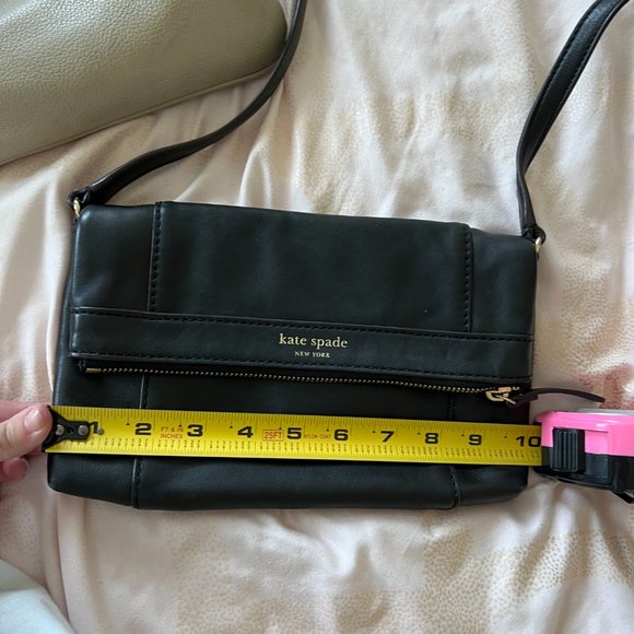 Kate Spade black Fremont Place Julian Leather Crossbody Bag purse *PLZ READ* - Picture 14 of 16